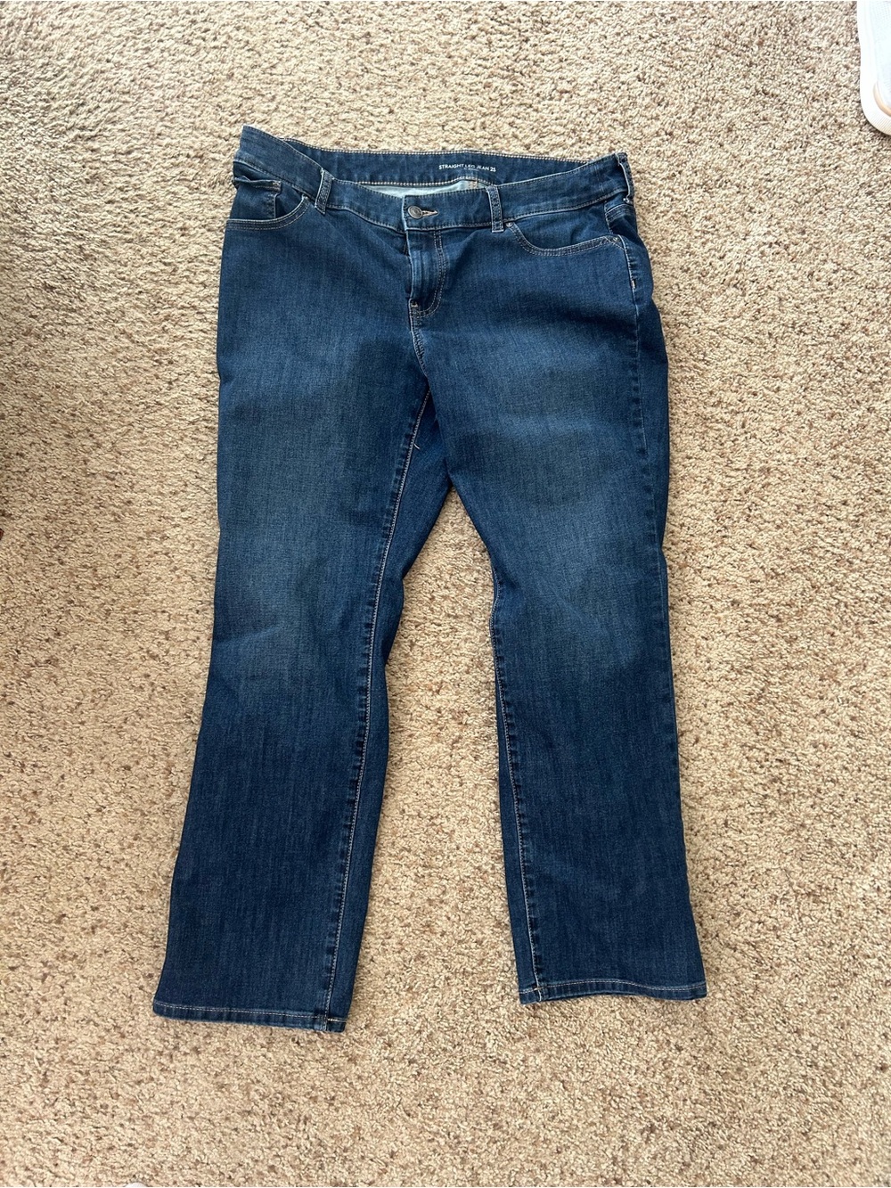 Chico's Women's Dark Blue Boot-Cut Jeans